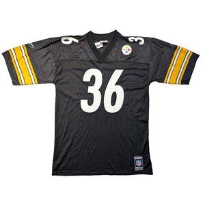 Vintage Jerome Bettis Jersey Mens Large Reebok Pittsburgh Steelers NFL Official